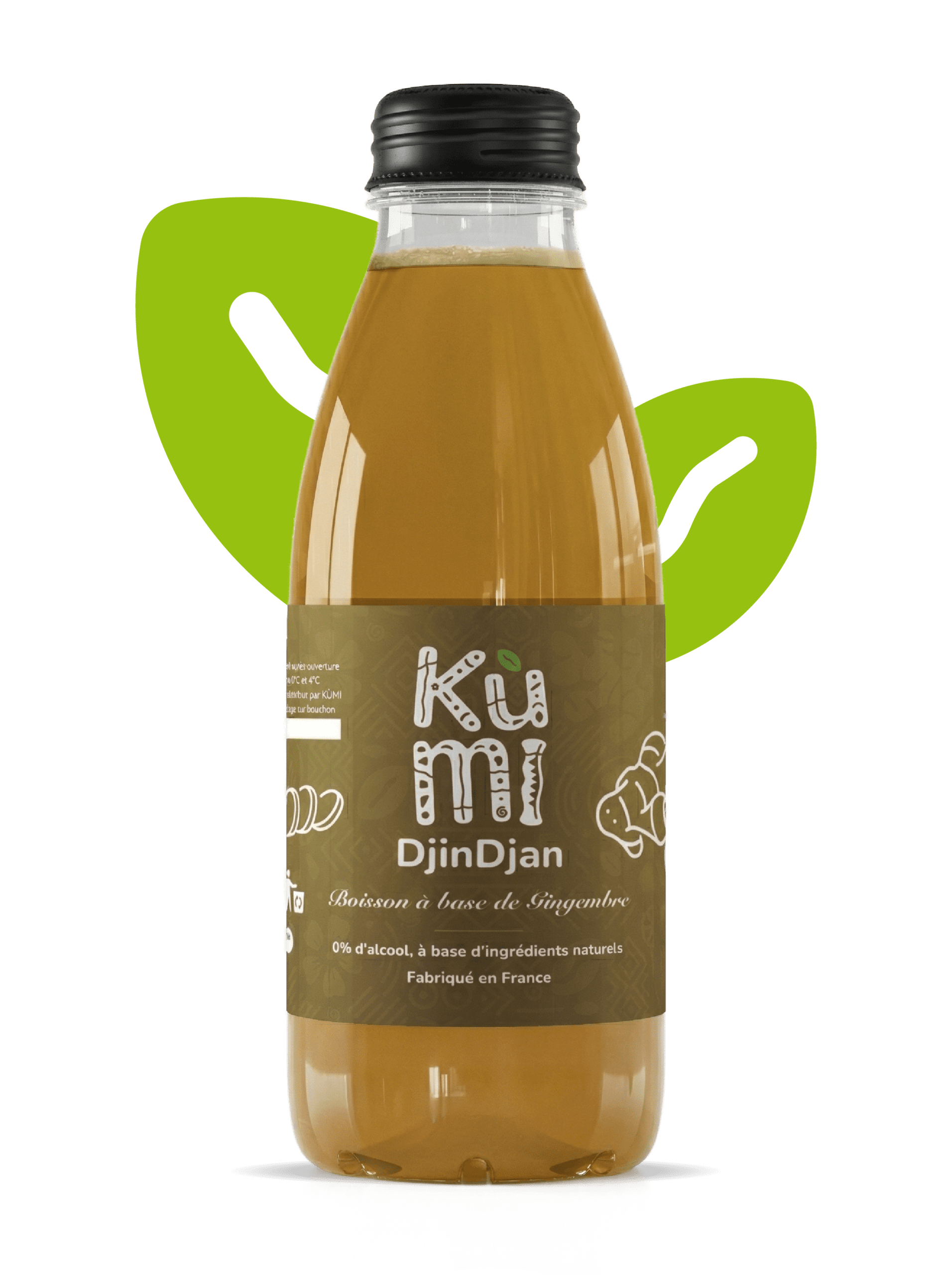 Bouteille KÙMI Gingembre, jus naturel au gingembre